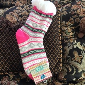 Winterlace cozy socks